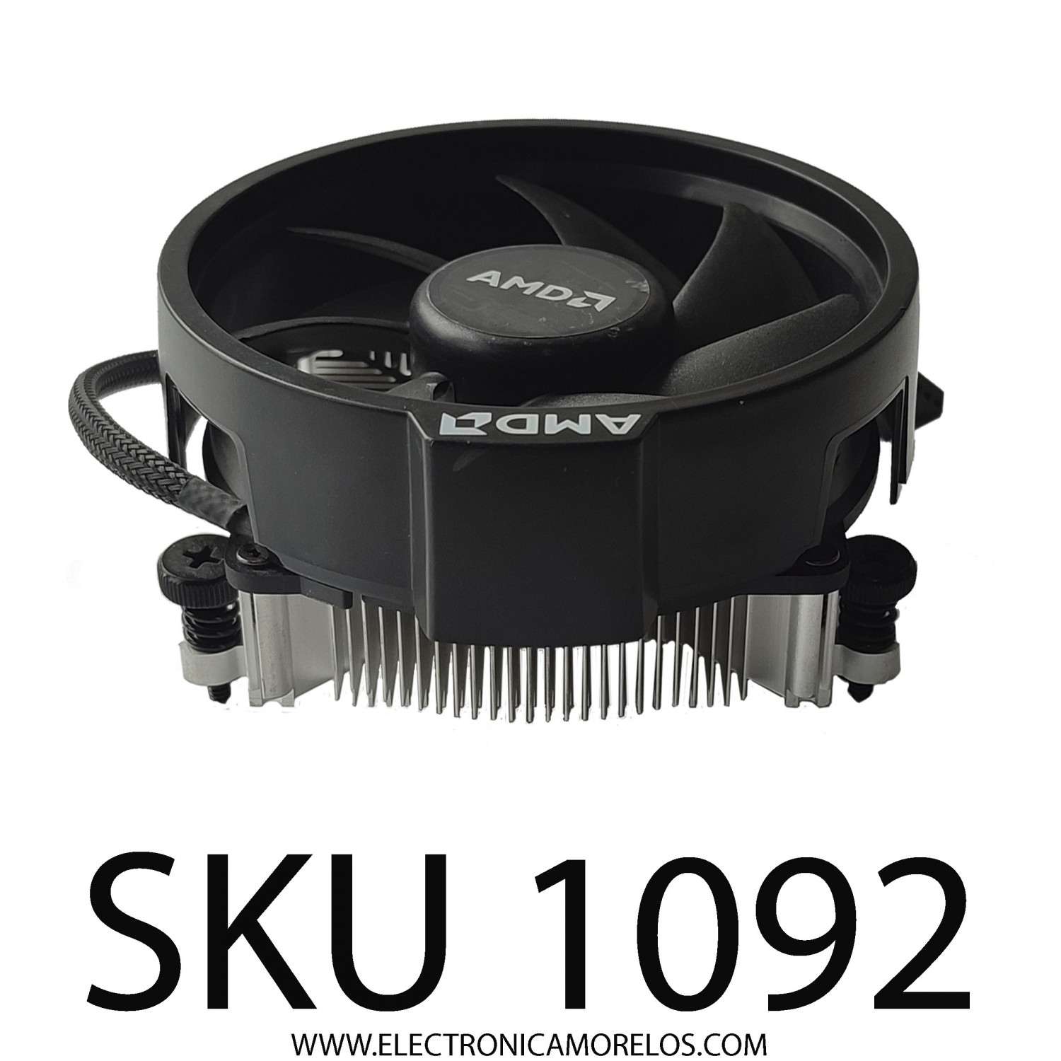 VENTILAOR PARA CPU AMD Wraith Stealth 4 PINES CON DISIPADOR DE CALOR DE ALUMINIO Y VENTILADOR	